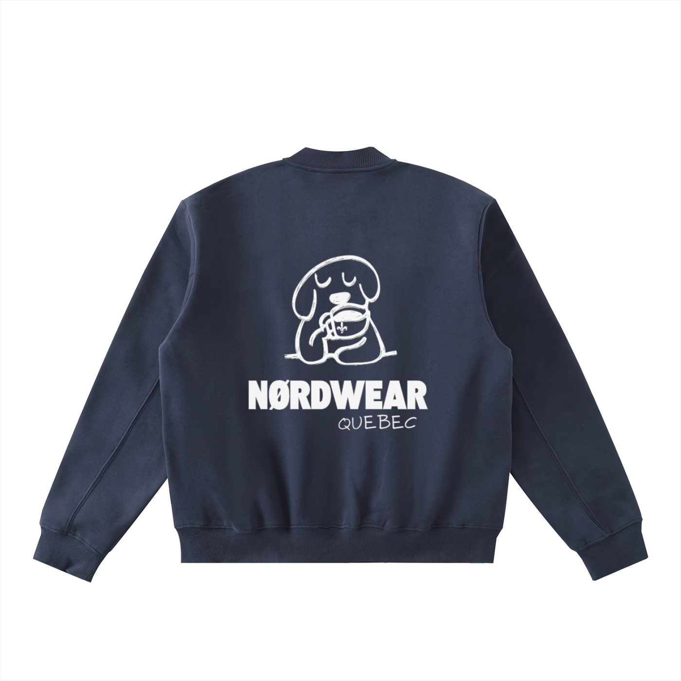 Zip-Up  Varsity Veste NØRD