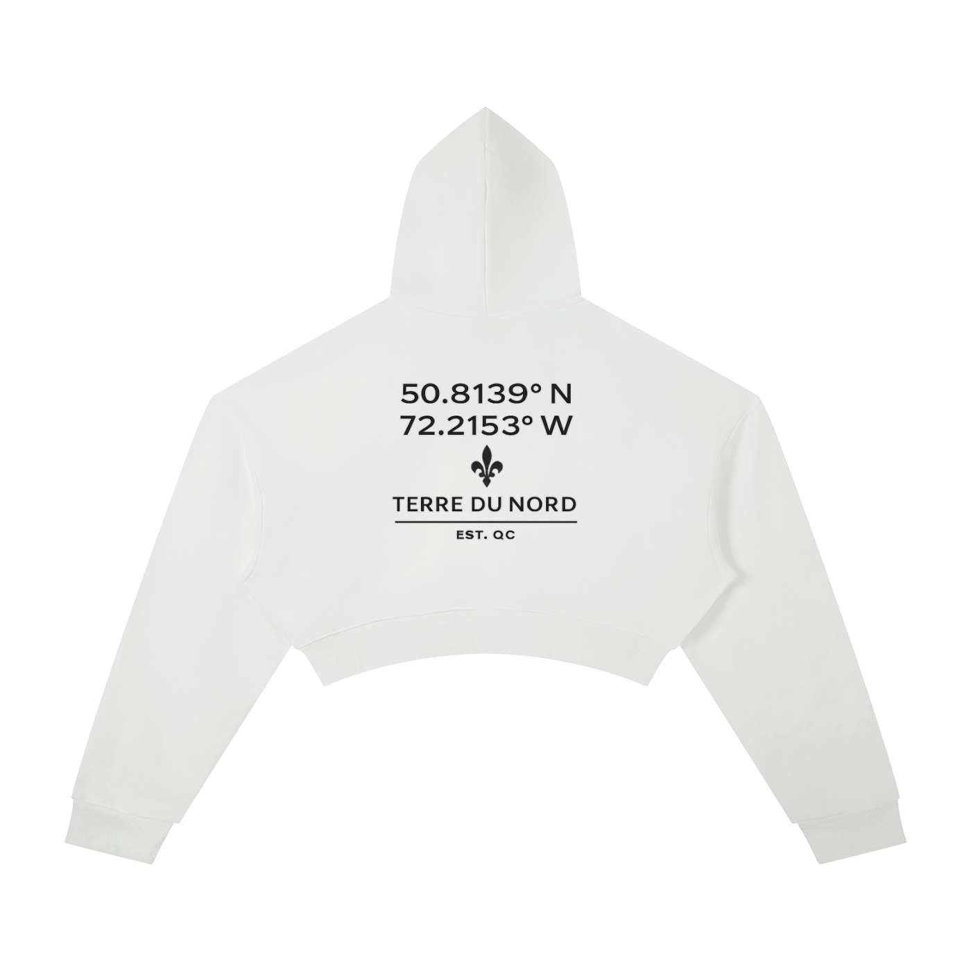 Crop Top Hoodie Nørd