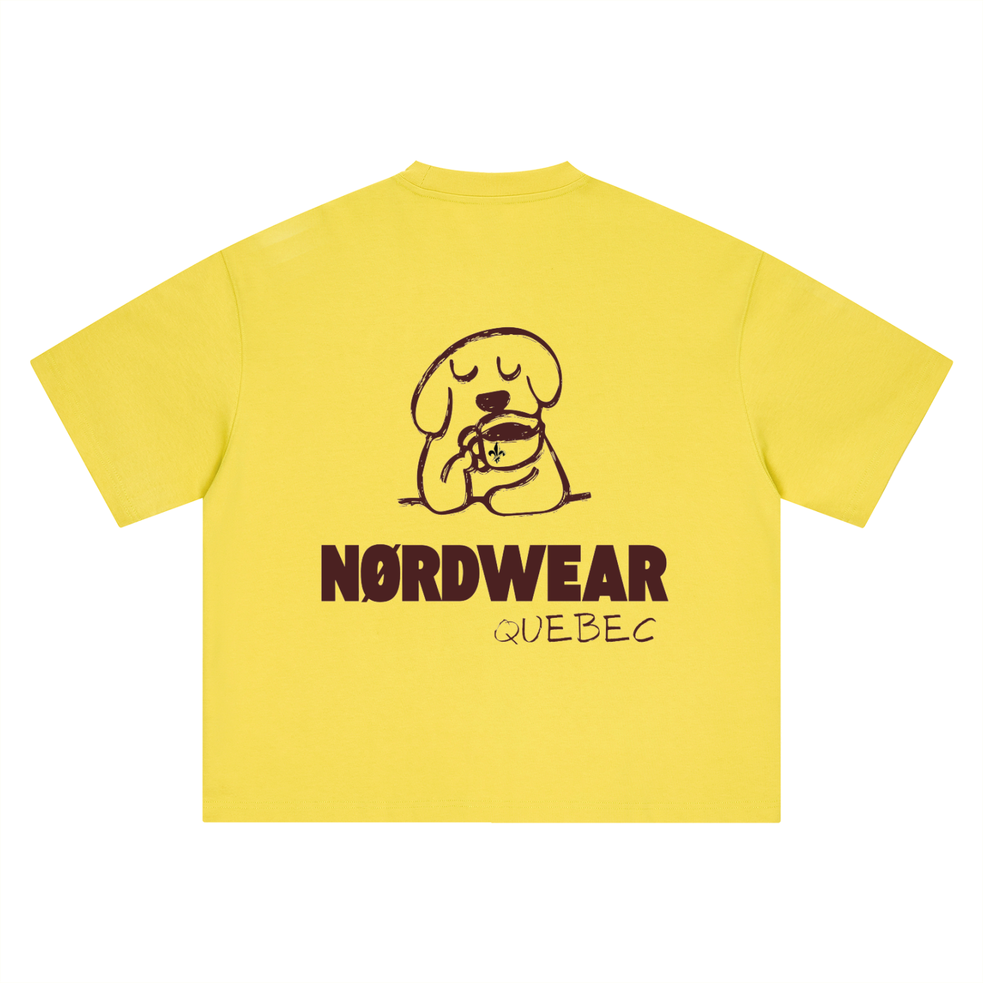 Boxy Oversized T-Shirt Chien du NØRD