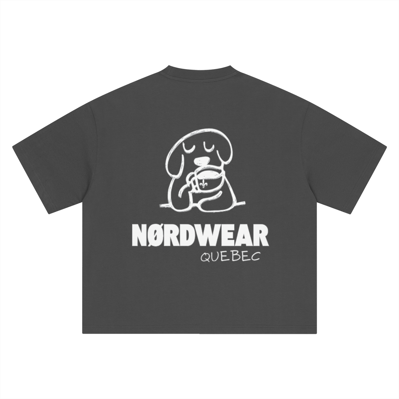 Boxy Oversized T-Shirt Chien du NØRD