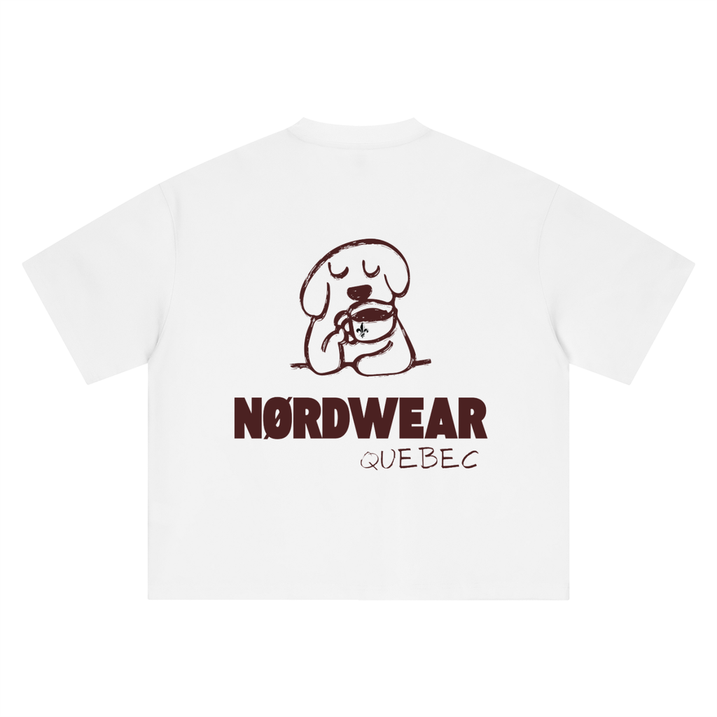 Boxy Oversized T-Shirt Chien du NØRD