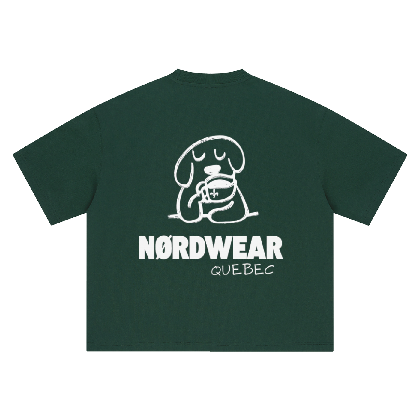 Boxy Oversized T-Shirt Chien du NØRD