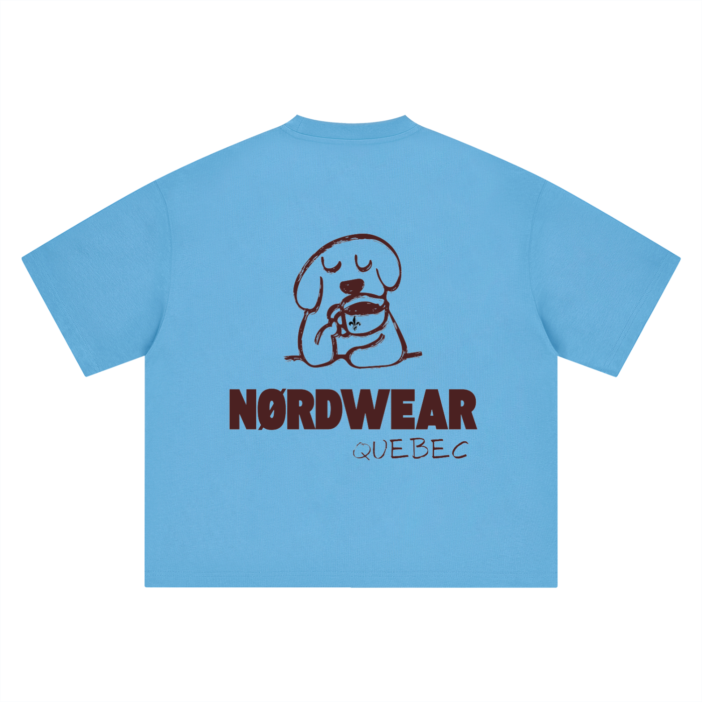 Boxy Oversized T-Shirt Chien du NØRD