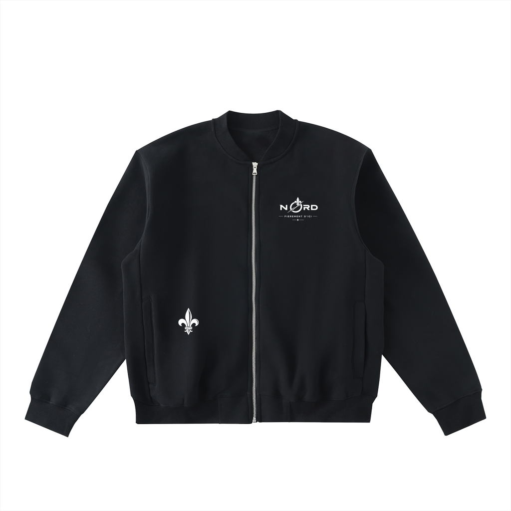 Zip-Up  Varsity Veste NØRD