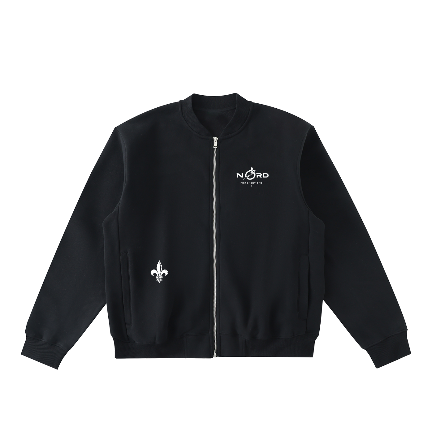 Zip-Up  Varsity Veste NØRD