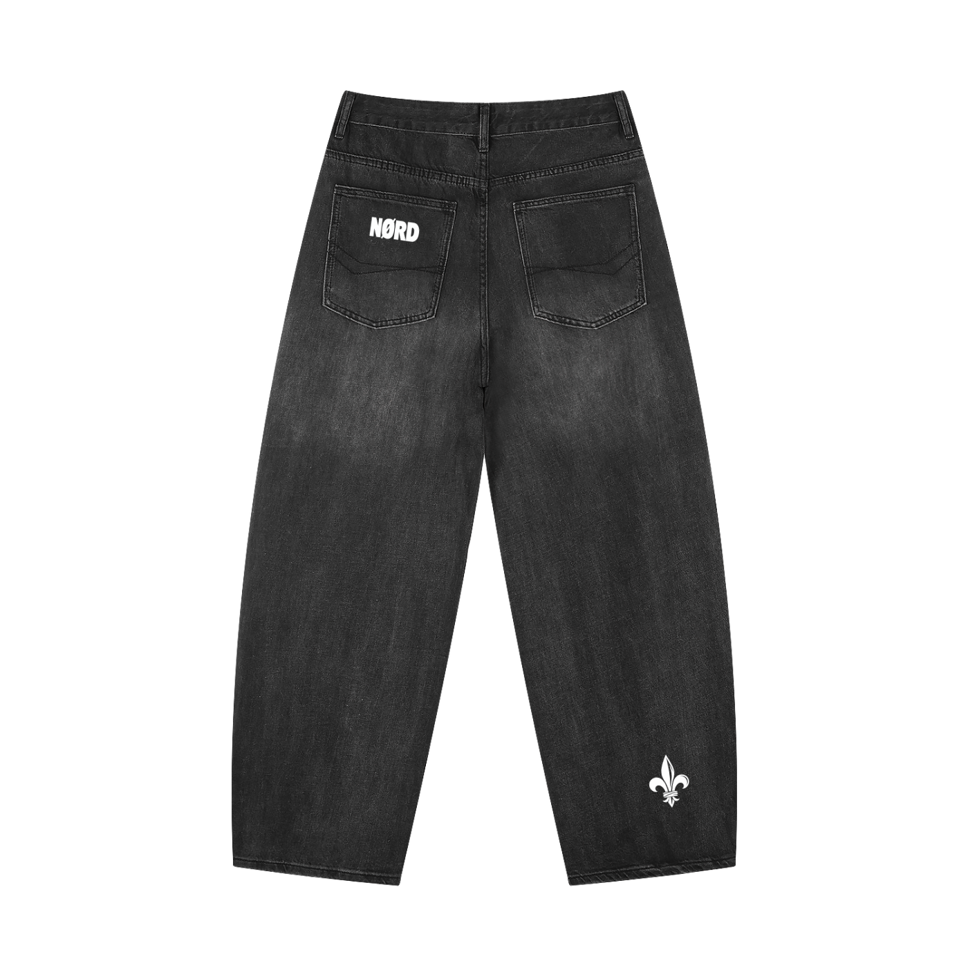 Men's Sunfade Vintage Wash Barrel Leg Jeans