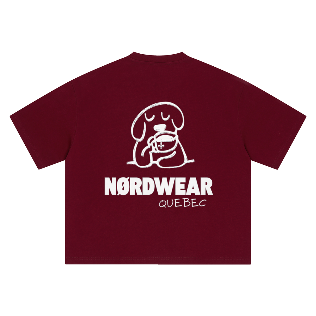 Boxy Oversized T-Shirt Chien du NØRD
