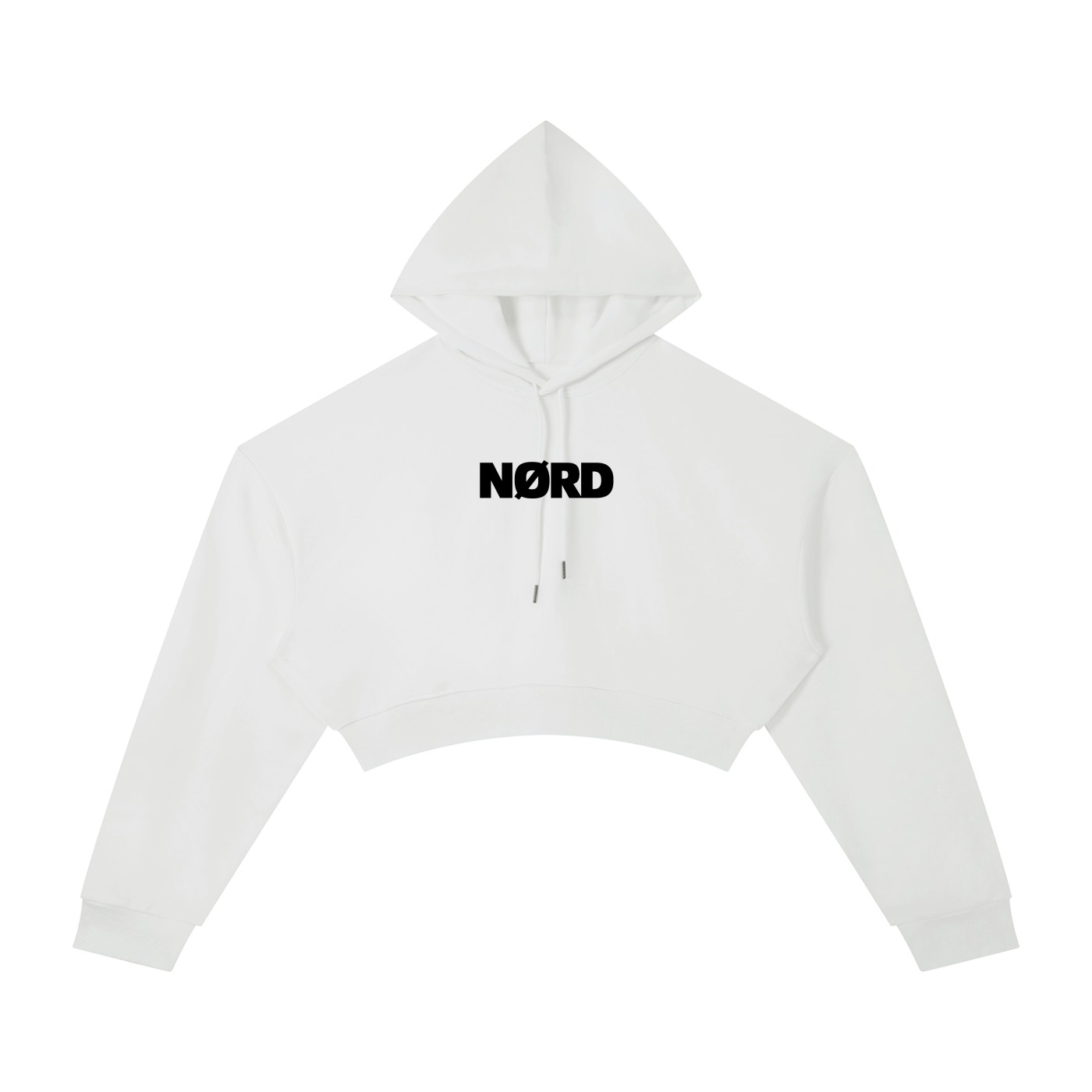 Crop Top Hoodie Nørd