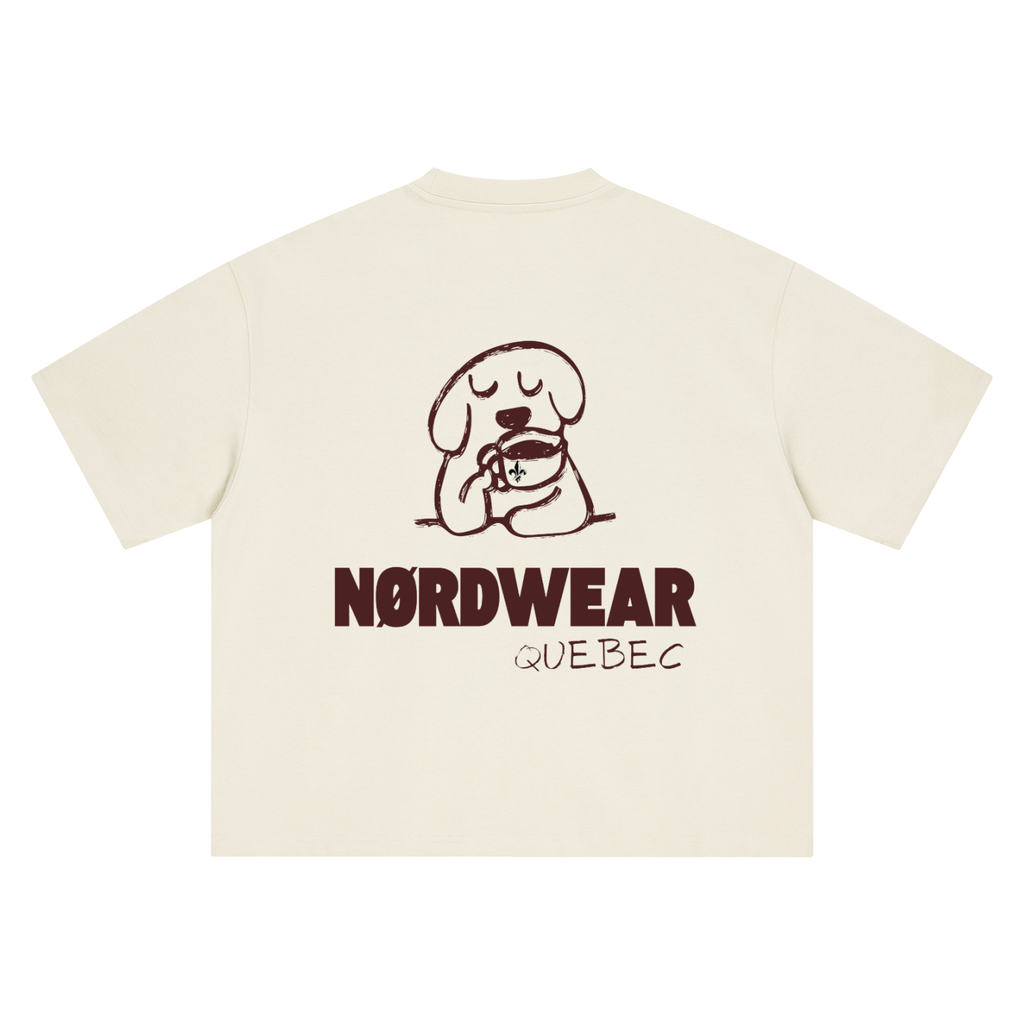 Boxy Oversized T-Shirt Chien du NØRD