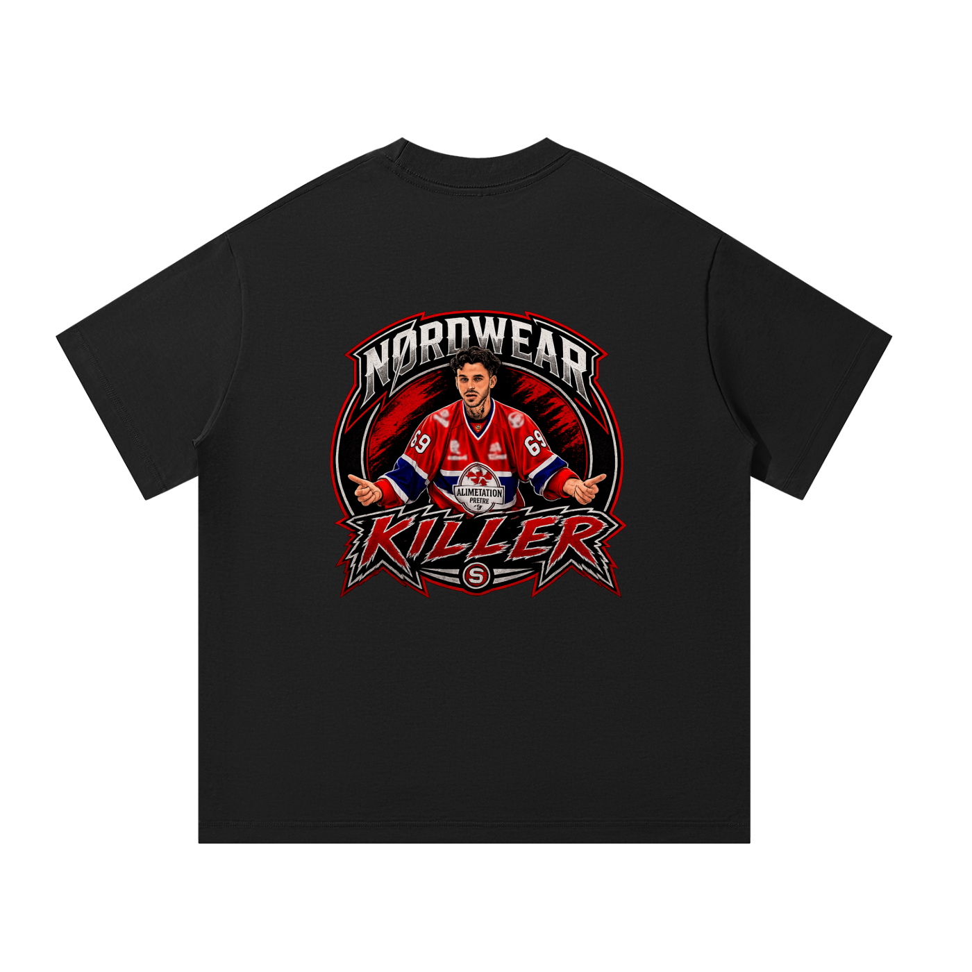 TSHIRT OFFICIEL KILLER69 TEAM LEWISLEFOU  🏒