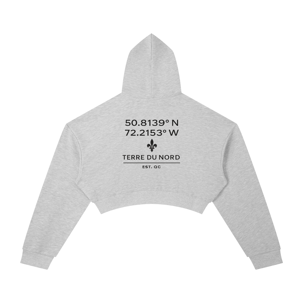 Crop Top Hoodie Nørd