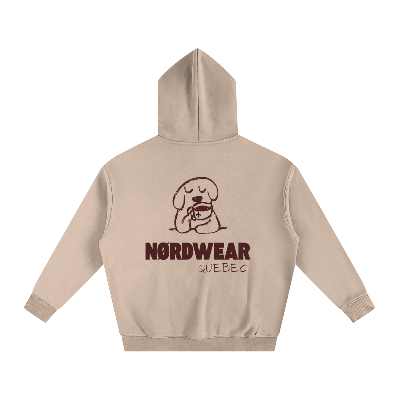 Oversize Hoodie Chien du NØRD