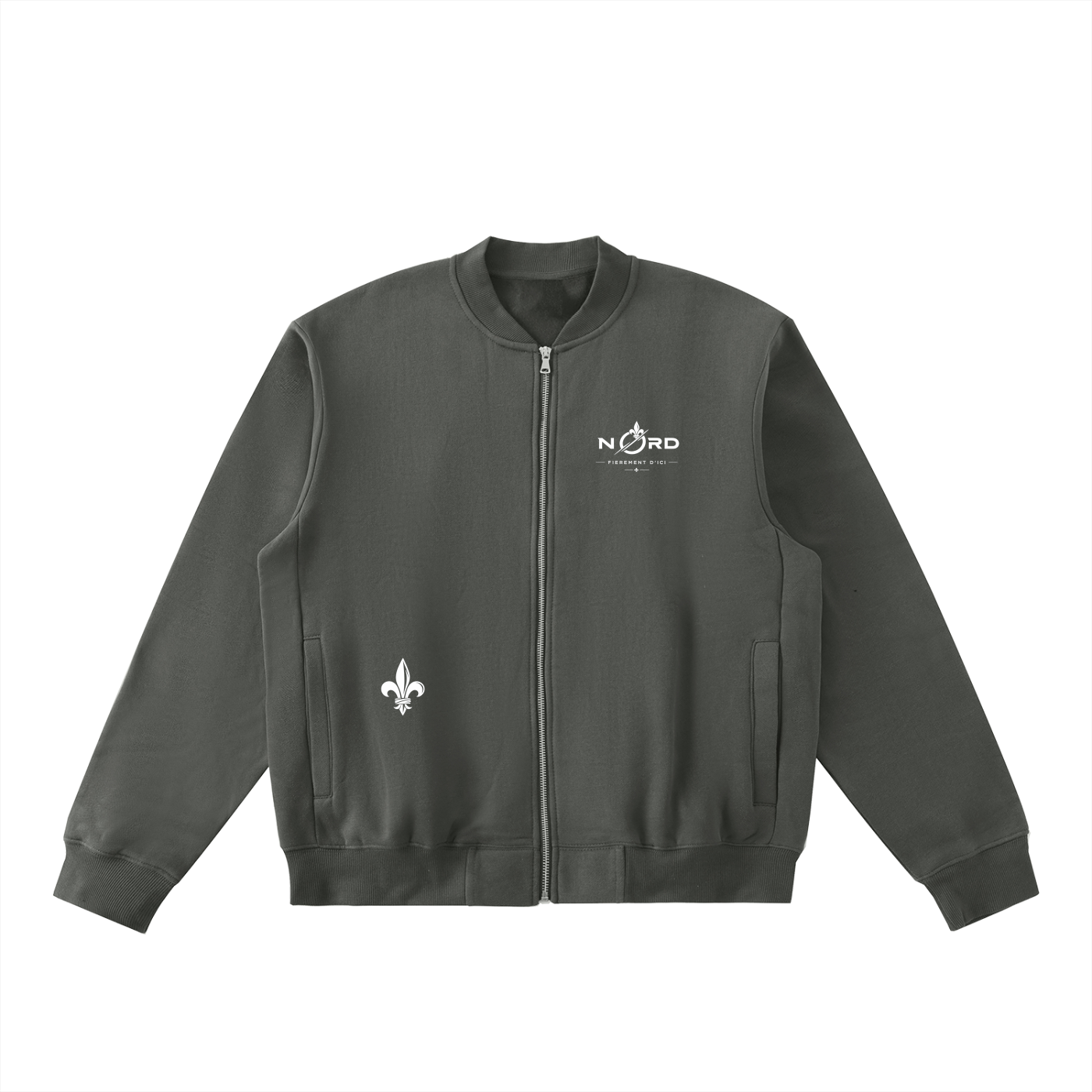 Zip-Up  Varsity Veste NØRD