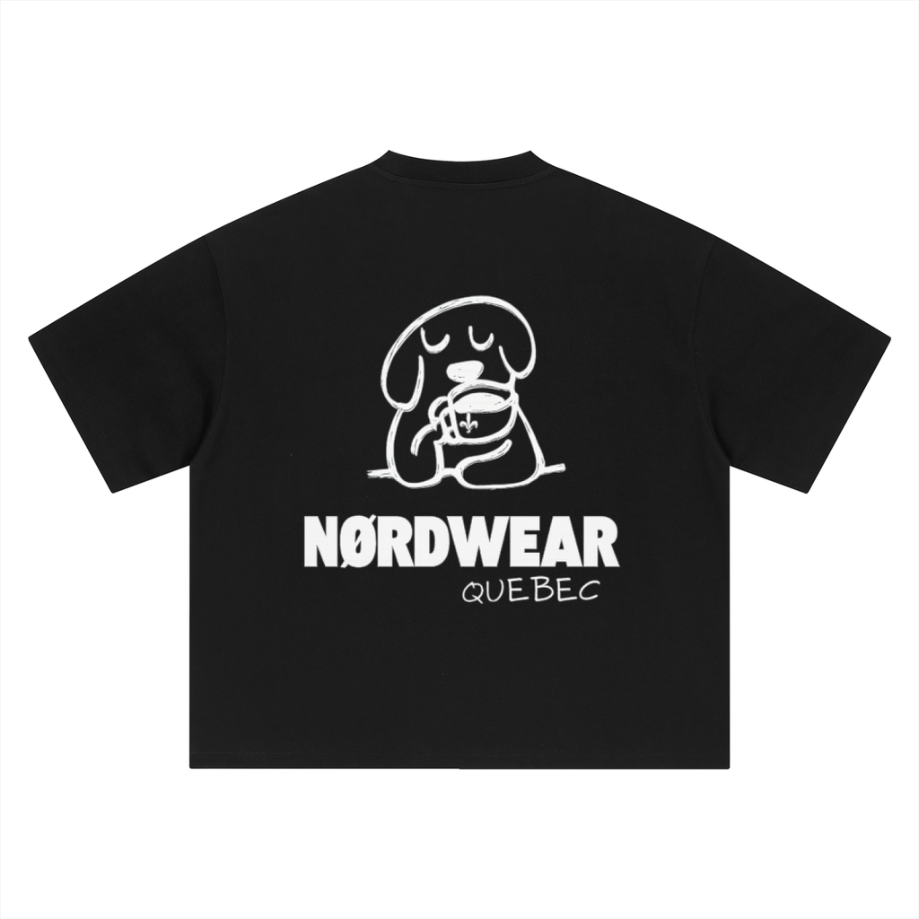 Boxy Oversized T-Shirt Chien du NØRD