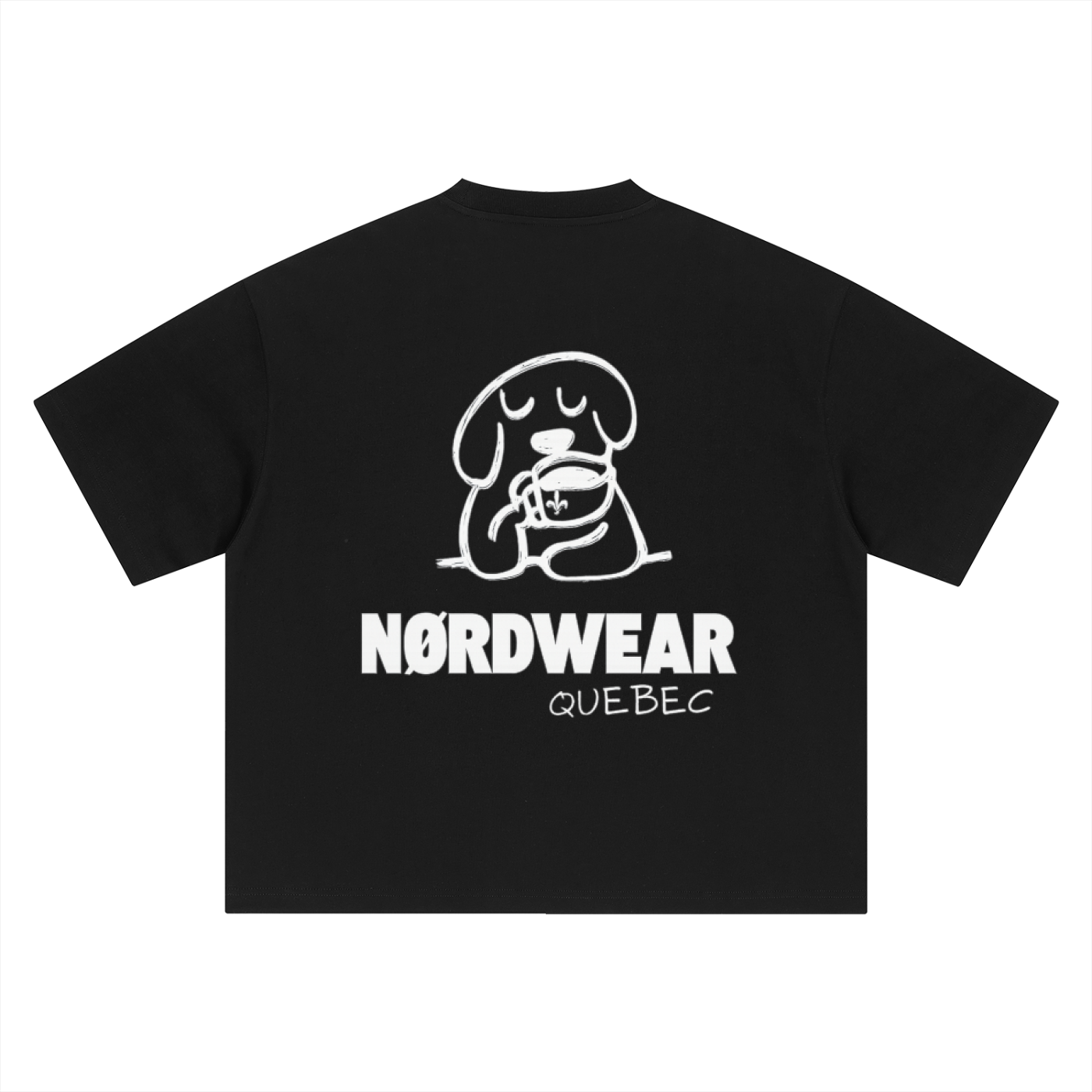 Boxy Oversized T-Shirt Chien du NØRD